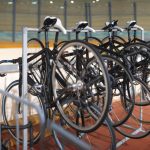 Why are velodromes banked?