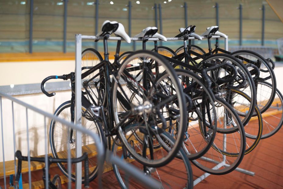 Why are velodromes banked?