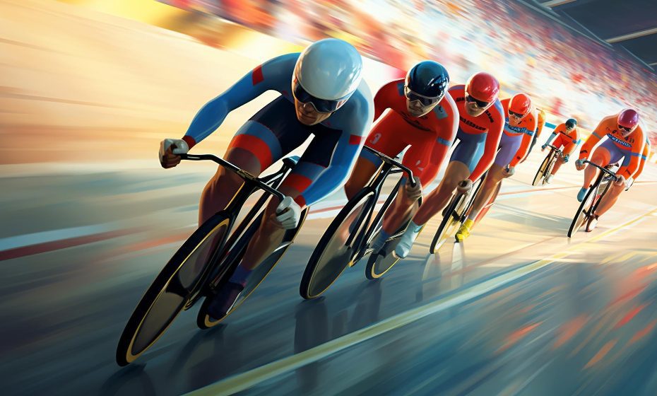 How many track cycling events are there?